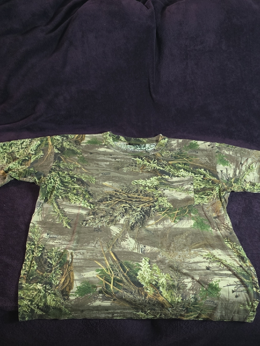 Spartan Outdoors Camo Tee - Green Realtree-Style